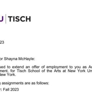 Shayna McHayle Instagram - So honored to share my time with the NYU students this fall!!!!! Thank u professor @jd_samson @leather_locklear ✨🫶🏾