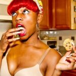 Shayna McHayle Instagram – me @ 18 …giving hood pinup, hustlas wifey u feel me😏🤣 …..yall wasn’t in pathmark !!!!!😭😍