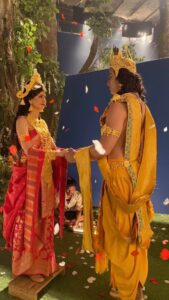 Sheetal Tiwari Instagram - Bts From Shiv Shakti lakshmi Narayan♥️ #lakshminarayan