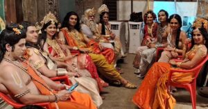 Sheetal Tiwari Instagram - Shiv Shakti team in one frame♥️
-
-
-
-
#shivshakti #colors #mythology #shiva #shakti #newshow #lakshmivishnu #mahalakshmi #vishnu #brahma #saraswati #narad #chandrama #rohini #indra #aditi #actorslife #sheetaltiwari #lovelive #laugh