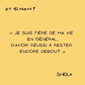 Sheila Instagram - #Repost @etsinon_podcast
・・・
Où l’on apprend que @sheila_artiste_officiel a envie de tout, que parfois elle aimerait être un mec juste pour pouvoir foutre sur la gueule à ceux qui l’énervent, qu’il ne faut jamais renoncer... ⭐

Un portrait inédit de la chanteuse mythique aux 60 ans de carrière, à écouter 🎧

Lien en bio - sur toutes les plateformes de podcast 💫

#podcast #podcastfrancais #sheila  #chansonfrancaise #chanson #concert #interview #radio #portrait