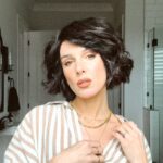 Shenae Grimes-Beech Instagram - Still can’t decide… KEEP or GROW?! Comment 👇🏻 🖤 P.S. All products I used are linked on my HAIR ESSENTIALS list on my Amazon storefront — linked in my bio!