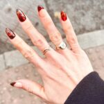 Shenae Grimes-Beech Instagram - TORTOISESHELL NAILS 💅🐢✨ This was a challenging nail design that was executed brilliantly @nailland_london (as always!) and the beautiful finish literally makes people pause mid-sentence to admire when they notice them. Definitely a style I’ll be repeating frequently! #nailinspo #nailsnailsnails #nailtutorial #nailaddict