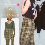 Shenae Grimes-Beech Instagram - WHAT I BOUGHT vs WHAT I GOT: Plaid “carrot pants”🥕🛍️ I love me a great printed pant because it’s the easiest way to pull together an instant statement outfit. I try to stick with a neutral palette (no shock there!) because it also keeps them super versatile. I’ve already style these pants so many different ways for different occasions! Comments PANTS for the link. Not a ton of sizes left because the sale’s so damn good!
