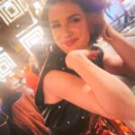 Shenae Grimes-Beech Instagram - Couldn’t not bring you with me. 🖤 Cheers to an absolutely magical leather-clad evening with @allsaints and a huge congrats to them on a brilliant collection, perfect show and celebrating 30 years 🥂
