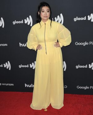 Sherry Cola Instagram - what a freakin’ honor to present at the GLAAD media awards! it was such a magical night, celebrating the nominations for @goodtrouble (and #shortcomings)! i’m so grateful that @glaad has been a champion for us since day 1 🏳️‍🌈 queerness is a superpower!