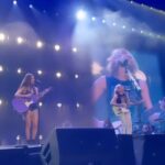 Sheryl Crow Instagram – You guys!! Last night!! Mind blown!! @oliviarodrigo gave the greatest performance last night in #Nashville and the room was filled with JOY! Never heard so many sweet young girls singing at the top of their lungs! You rock, woman!! 🎸⚡️