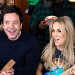 Sheryl Crow Instagram - @sherylcrow, @theroots and Jimmy perform “All I Wanna Do” with Classroom Instruments! #FallonTonight