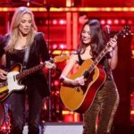 Sheryl Crow Instagram – I love this talented, bright, young woman, and what a blast to get to play on stage with her at the @rockhall induction. @oliviarodrigo is the real deal. 

Congrats on your Grammy nominations, Olivia!  #Guts is a fantastic album!