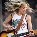 Sheryl Crow Instagram – Sheryl Crow outfit, 2018 | Crow wore this outfit for her headlining appearance at the Bonnaroo festival in 2018. Her new album, ‘Evolution’, comes out this Friday, March 29th. She has said of the album, “I said I’d never make another record, thought there was no point to it. But this music comes from my soul. And I hope whoever hears this record can feel that.”

Pre-order #RockHall2023 Inductee @sherylcrow’s new album from the link in bio.