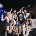 Shi Shi Instagram - ㄩㄇ暈嗎 💓 從此以女團重新出道 可嗎 顏值擔當 可嗎 #九澤cp香港演唱會 快閃成功✨ tops & skirt @dionlee knit Shrug @helmutlang all by @de_sidere7.1 boots @tods jewelry @hanshsu_official styling @adec12 hair @vancubex makeup @vangela photo @meluko1007 🫢💗