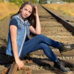 Shiloh Nelson Instagram – I always wonder where abandoned train tracks lead. 💛