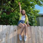 Shiloh Nelson Instagram – IDK why but this outfit is giving me Emma Chamberlain vibes. Agree/disagree? Also I’m on the fence on the second picture. 😜 #mypunsarestupid