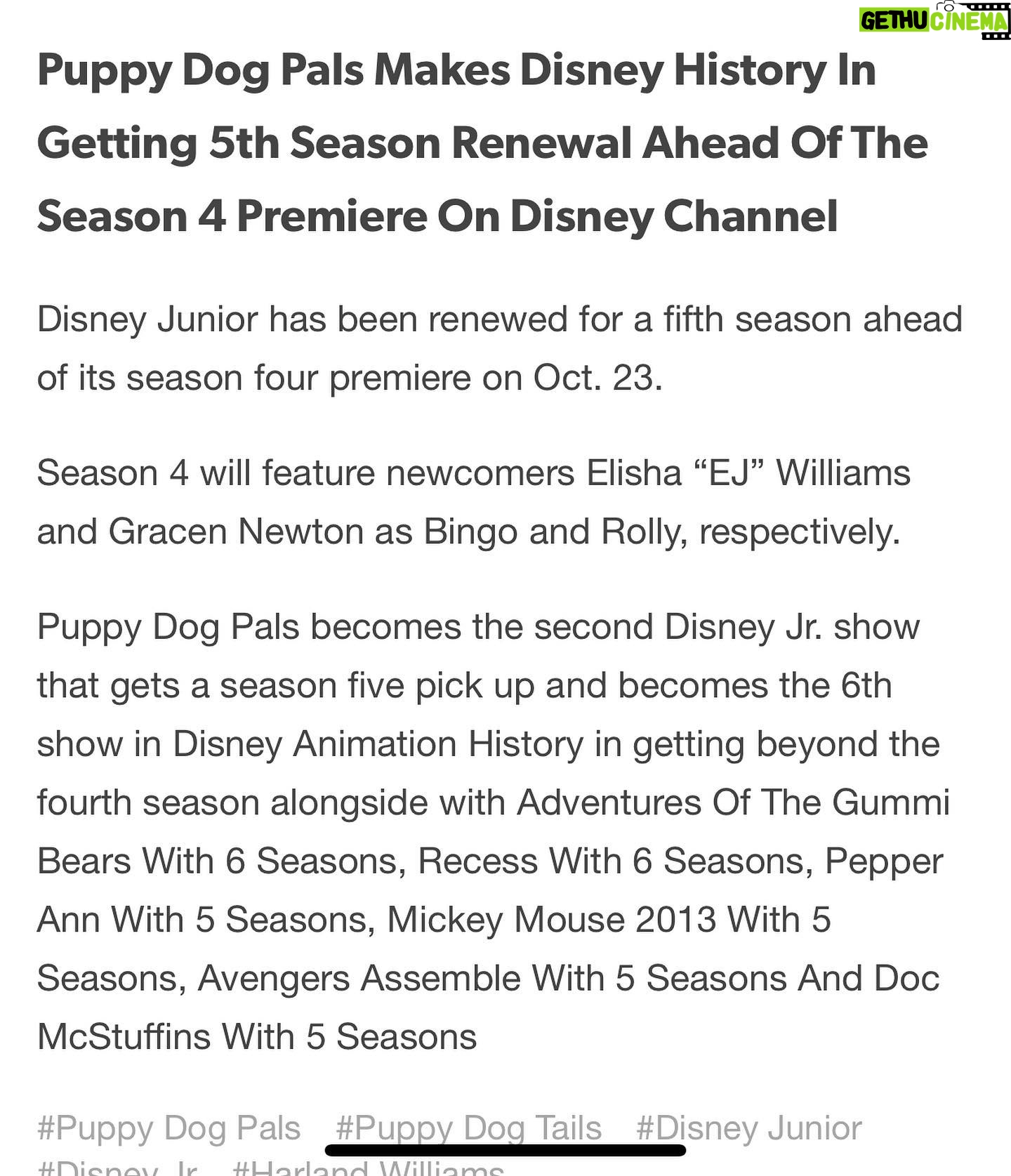 Shiloh Nelson Instagram - Making Disney history today. Voicing Keia since I was 8 has been such a joy and privilege. I’m honored to announce that Puppy Dog Pals has received an unprecedented season 5 by Disney. An honor rarely given to shows. I’ve been blown away by the response to the show and the outpouring of love you guys have shown it. I love seeing all the pictures of you with Keia stuffed animals and toys. This team is working hard to bring you a great next season. Thankful and blessed. Aaaaaand.... done! #puppydogpals #keia