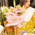 Shilpa Tulaskar Instagram - Drowned in flowers , best wishes and love ! How does it get any better than this?!!! Thank you for making the time to wish me on Facebook and Instagram. Most importantly thank you for your blessings. With this kind of love from fans and followers anything is possible for an artist 😊❤️. Nothing seems impossible ❤️. Thank you for the amazing gifts that you have sent me. Touched my heart! ❤️❤️❤️❤️