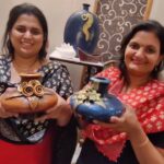 Shilpa Tulaskar Instagram - As earthy as we are. Rooted to our soil, our earth. @potricraftdecor carved their niche ❤️ @vishaybyshilpatulaskar #terracotta #pottery #art #potter #womenentrepreneurs #madeinindia #beindian #beindianbuyindian #exhibition