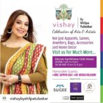 Shilpa Tulaskar Instagram - Posted @withregram • @vishaybyshilpatulaskar Vishay by Shilpa Tulaskar 💫 Celebration of art and artists We are coming in your city Pune... Are you excited ??? Do visit us on 24 Feb : 5 to 9 Pm 25, 26 Feb : 10 to 9 Pm At Deccan Gymkhana Club house, Pune. Happy Shopping 🤗 #Vishaybyshilpatulaskar #Vishay #ShilpaTulaskar #SomethingNew #Trending #Exibition #Shopping