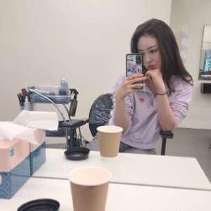 Shin A-young Instagram - Hair up or down?