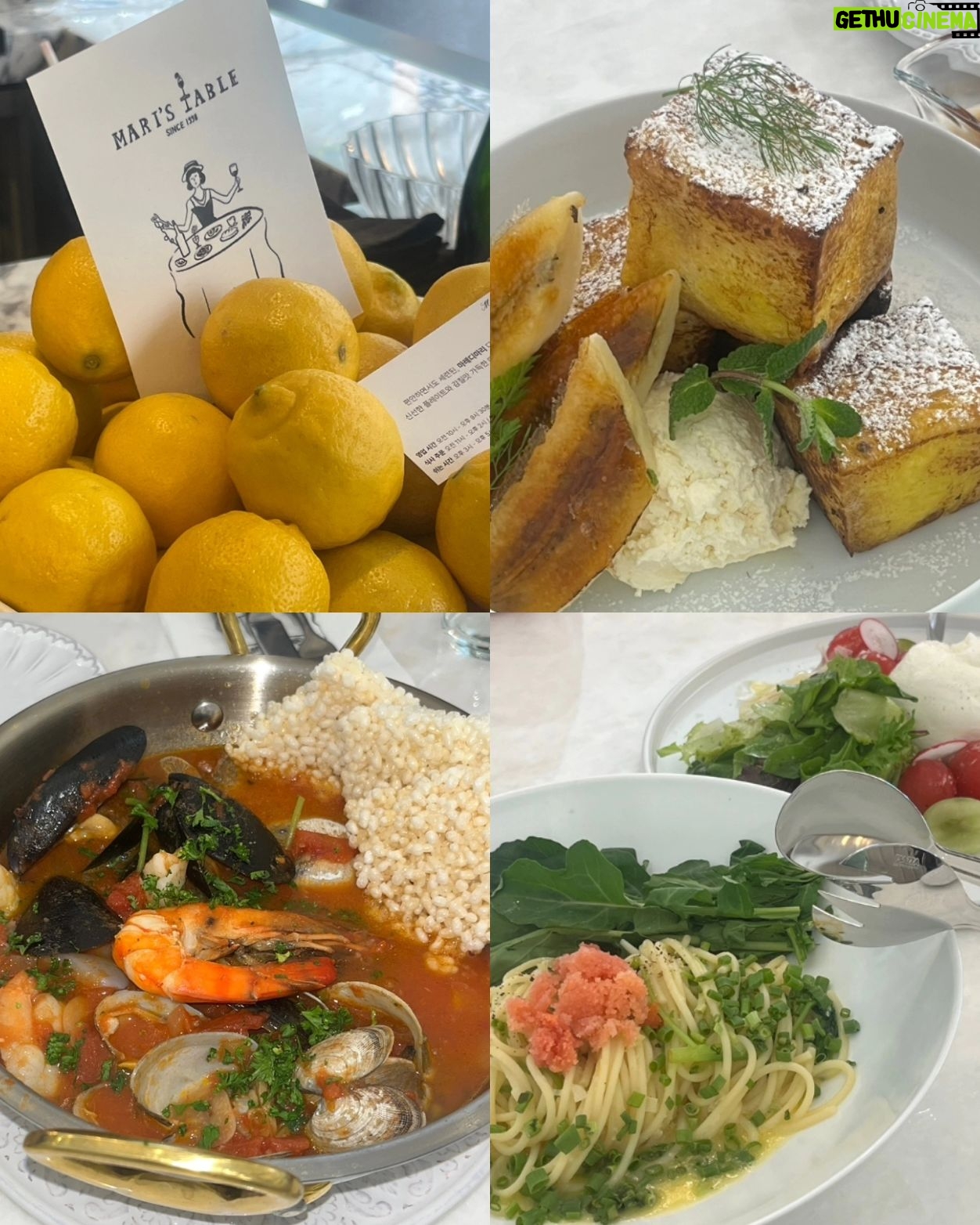 Shin Ae-ra - 12.1K Likes - 오랜만에
딸들과 여자끼리 데이트
맛있구 멋있는 #Mari'sTable
#Metrocity 금쪽이 의상픽업까지
이렇게 다리길게 사진 찍어주고
딸들, 감사해 사랑해 축복해♡