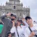 Shin Ji Instagram - 점심 먹으러 가는 길에! #마카오성바울성당⛪️