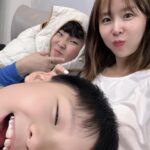 Shin Ji Instagram - 내 사랑들🫶🏻 #조카2호 #조카3호