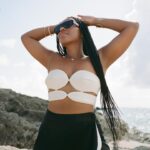 Shiona Turini Instagram - In honor of the best day of the year here’s all of my favorite B’s - Bermuda, beaches, and bathing suits. @adrianadegreas thanks for making bathing suits that can moonlight as cut out tops, now available on @amazonluxurystores. Perfect for a birthday mermaid like me #ad