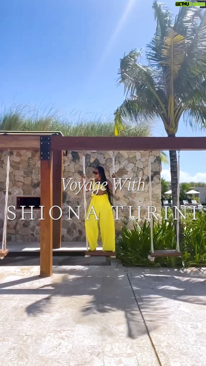 Shiona Turini Instagram - Voyage with @shionat to the white sand beaches of Riviera Maya, Mexico. On a girls’ weekend getaway to @etereoauberge, the Bermudian-born costume designer and style icon taps into inner and physical healing by day and a vibrant epicurean spirit by night. “Etéreo has an energy to it that balances wellbeing and renewal with having a good time. It truly is ‘ethereal’ in all aspects.” Discover more of Shiona’s journey in our IG Stories and ask her anything about her stay at the oceanfront retreat. #AlwaysAuberge