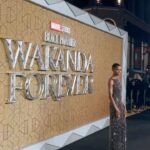 Shiona Turini Instagram - A Princess in Prada 💎 @letitiawright aka Princess Shuri in custom @prada for the @blackpanther Wakanda Forever premiere in London. With a side of Panthère de @Cartier of course. Dream girl dream dress dream jewels. So much love to LW and the entire Prada team for collaborating with me on this moment. 📽 @nishajohny