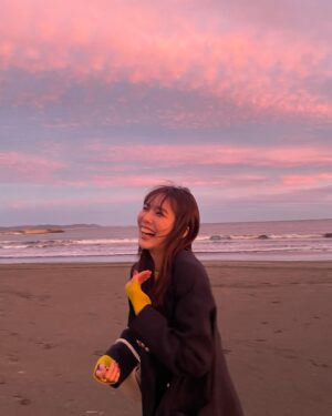 Shiori Akita Instagram - 風強かった〜🌀💨