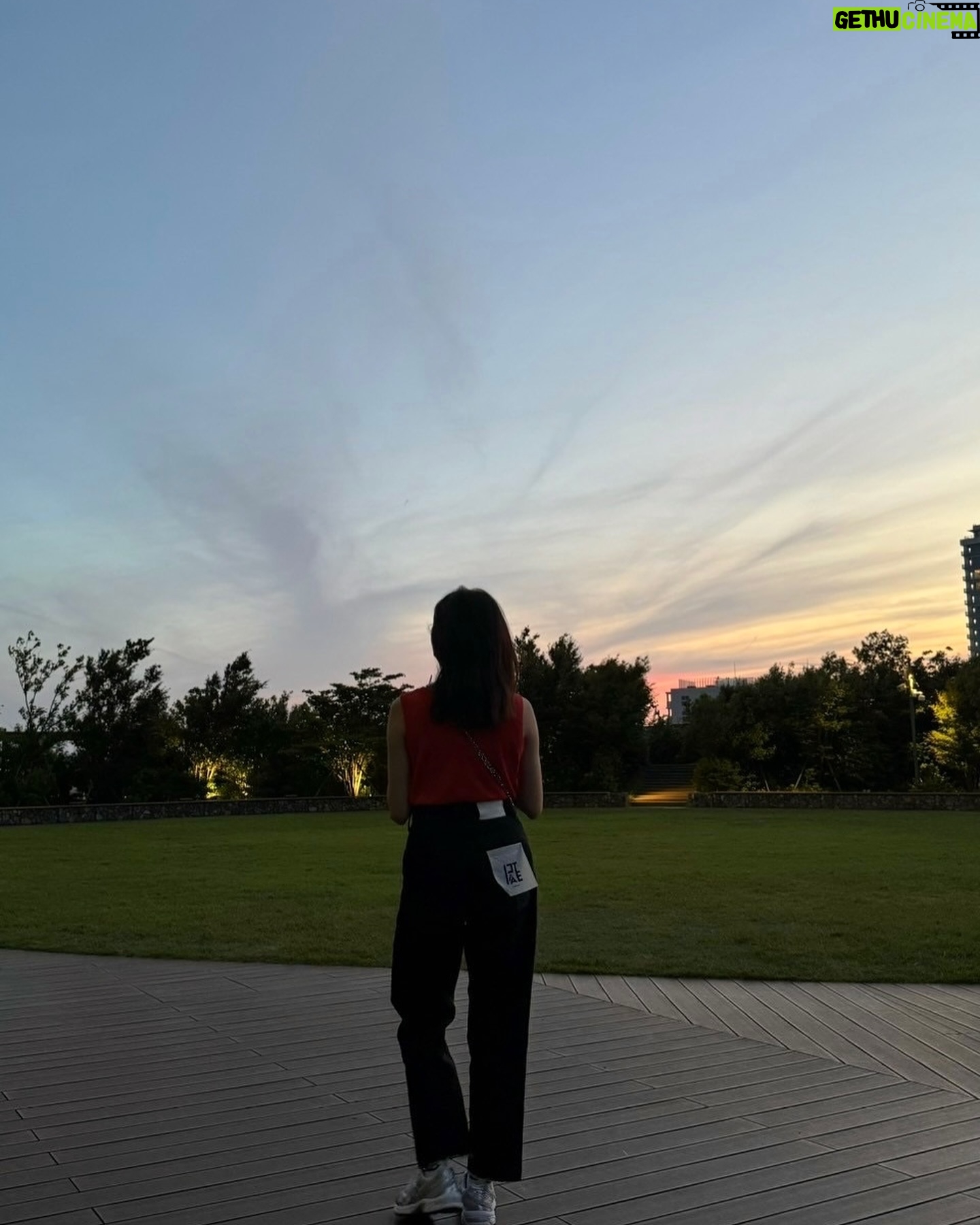 Shiori Sato - 3 Likes - いつかの綺麗な夕日とおnewのくつの日❤️🔥👟🌇