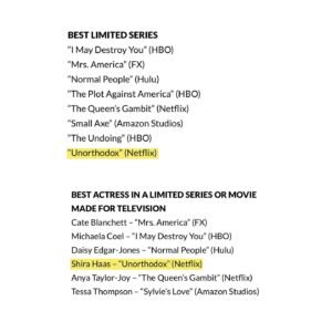 Shira Haas Instagram - WOW! Thank you @criticschoice for this great honor 🙏🏻❤️🙆🏼‍♀️✨