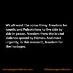 Shira Haas Instagram - #nohostageleftbehind