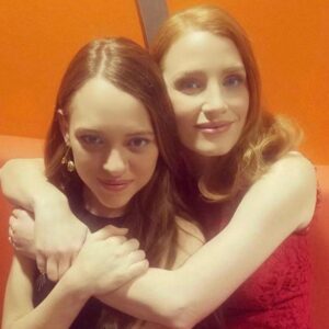 Shira Haas Instagram - I had the privilege to work with the fantastic Jessica Chastain in "The Zookeeper's Wife" back in 2016. We made a Q&A conversation via zoom a few days ago, and it's now available on Variety. Thank you, @jessicachastain not only for your enormous talent but also for your never-ending support and kindness ❤️. Link in my bio