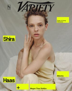 Shira Haas Instagram - Wow - what an honor to be featured on this cover and among this incredible group. Congratulations to @theestallion and @maluma and thank you so much to Variety! 💛