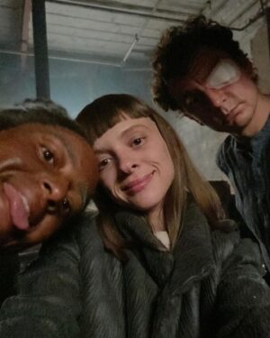 Shira Haas Instagram - Some BTS moments from #bodies on @netflix. Thank y’all for watching. 🕵🏼‍♀️👁️🫶🏼
