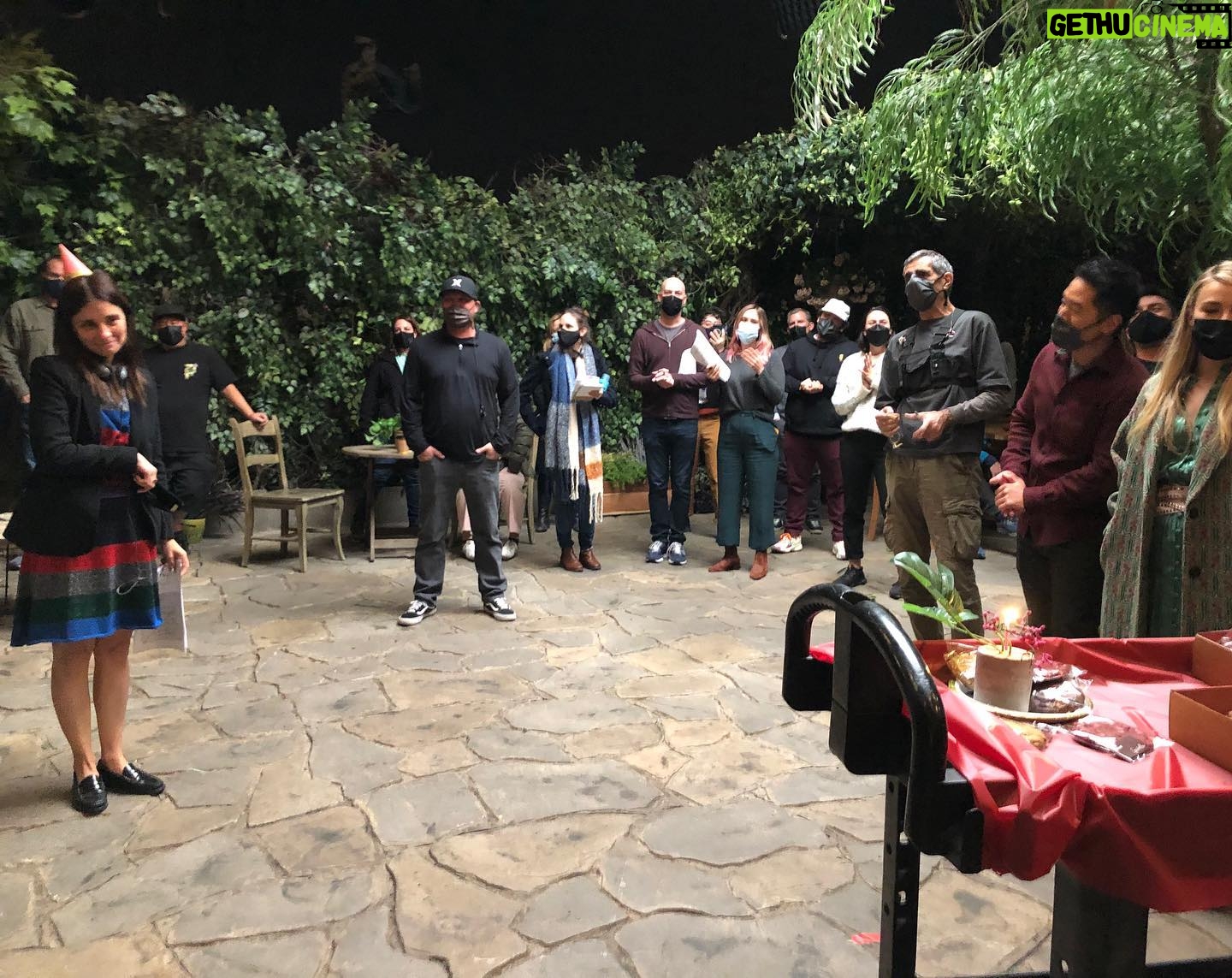 Shiri Appleby Instagram - MAGGIE 💫 New series out now on Hulu. I had the great honor of directing episode, “A Mysterious Invitation Awaits You.” We worked on my birthday and the cast and crew showered me with sugar, always a great way to spend the day! ❤️ #directing