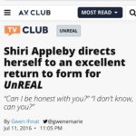 Shiri Appleby Instagram - unreal how much i love unreal watch all episodes now on @tubi