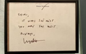 Shiri Appleby Instagram - CHARLIE WILSONS WAR 🖤 15 years later and Mike Nichols is still the only director to hire me in the room. When I got the job I called my mom and yelled, “I’m gonna be in a movie with Tom Hanks, Julia Roberts and Phillip Seymour Hoffman! This is the best day of my life!” A career and life highlight for sure!! 🖤
