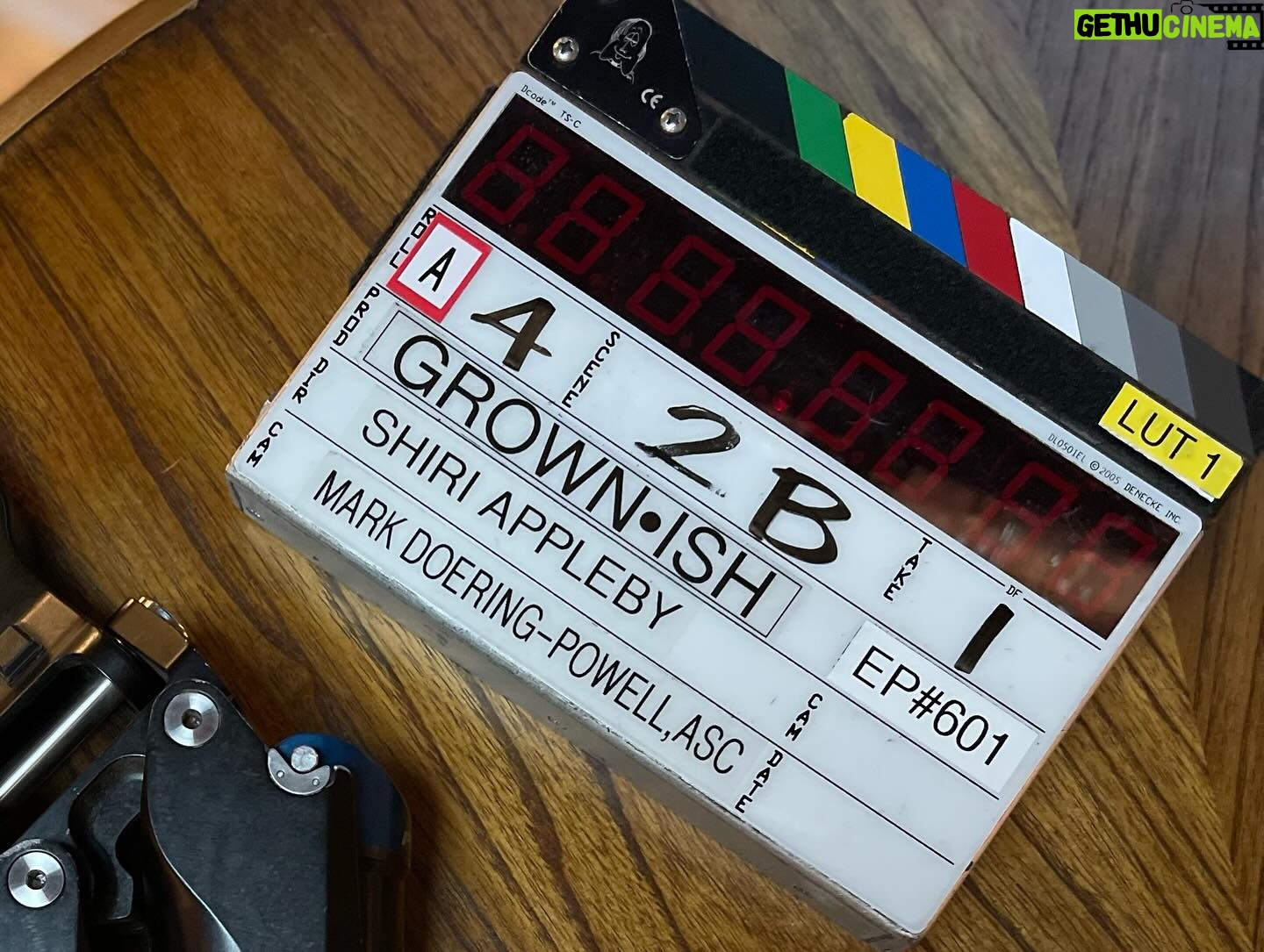 Shiri Appleby Instagram - GROWNISH series finale is on right now! 💛 It’s so bittersweet to say good bye to this show. I directed 8 episodes and really grew as a director working alongside the most talented crew and greatest, most fun cast ever. I can’t wait till our paths cross again and we can reminisce about all the magic that happened every day on the Disney lot 💫 #directing #grownish