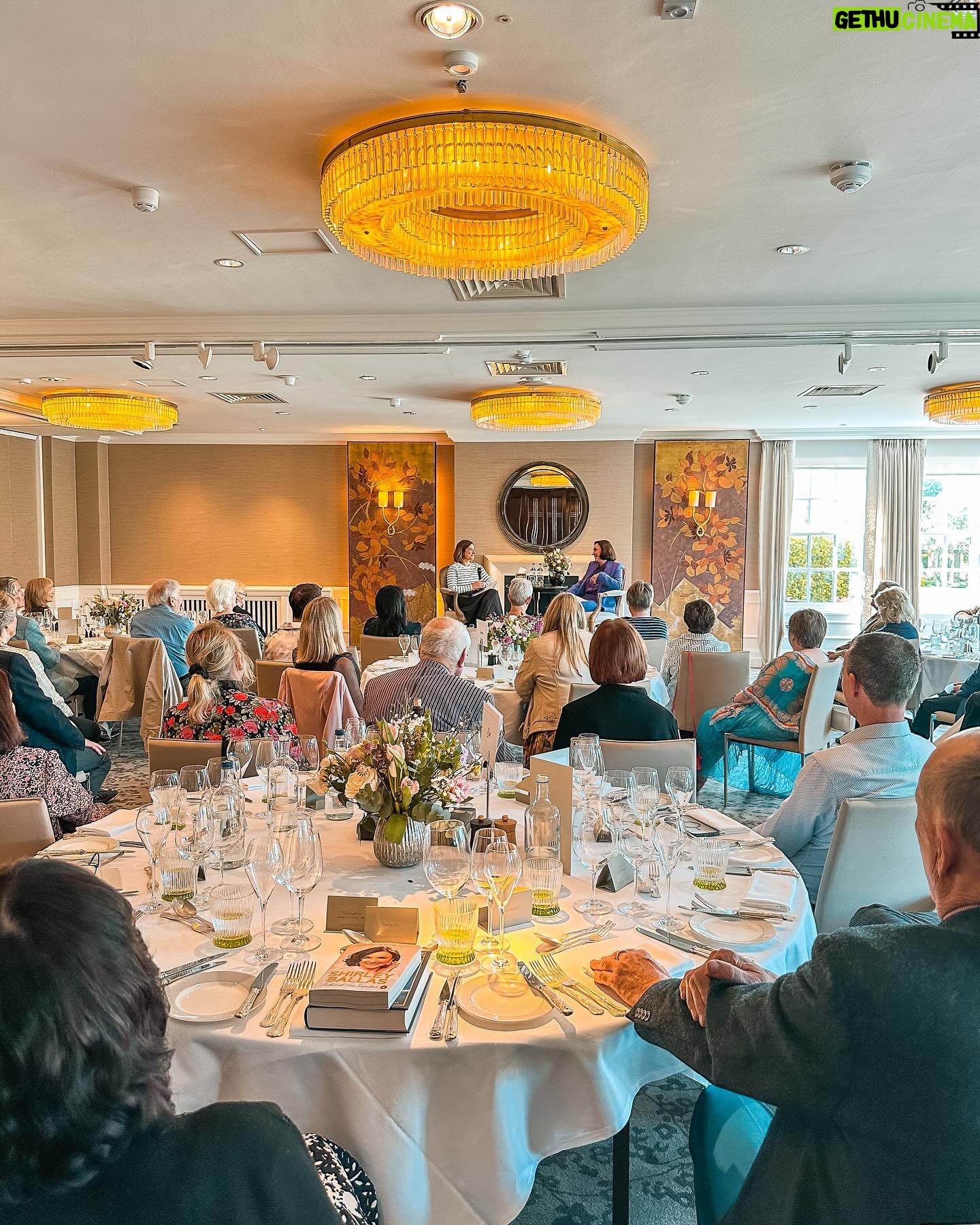 Shirley Ballas Instagram - Lights, camera, conversation! 💃🏽🪩 Yesterday we hosted a very special afternoon of captivating conversations with Strictly Head Judge, Shirley Ballas. Amid laughter, Shirley shared tales of her life and career, enchanting us with her charisma. It was a celebration of her resilience and passion, leaving an indelible mark on all present. A special thank you to @shirleyballas for joining us and the wonderful @elizabethkirbyed from @hampshirelifemagazine for a great conversation. #ShirleyBallas #ChewtonGlen #strictlycomedancing