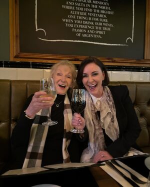 Shirley Ballas Instagram - Wishing my dearest mummy a brilliant Mother’s Day. My queen, my best friend, my everything. ❤️ @audrey.rich1937 not only a great mother in every sense of the word, but an amazing Nanny to @mischiefminky and @markballas .. and now a Great Nanny to our little Banksi. My mum is a woman who gives her all so your day is just that bit better. Dedicated, caring, kind and always looking after me and those around her. I love you to the moon and back mum. You really are one of a kind. Precious are the moments we spend together. I’m very very lucky to have you. See you soon for a visit to the M&S cafe lol @marksandspencerfood. Hugs and lots of love to all the mummy’s out there. Have a beautiful day. Xxxx 

#mothersday #mum #love