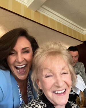 Shirley Ballas Instagram - Wishing my dearest mummy a brilliant Mother’s Day. My queen, my best friend, my everything. ❤️ @audrey.rich1937 not only a great mother in every sense of the word, but an amazing Nanny to @mischiefminky and @markballas .. and now a Great Nanny to our little Banksi. My mum is a woman who gives her all so your day is just that bit better. Dedicated, caring, kind and always looking after me and those around her. I love you to the moon and back mum. You really are one of a kind. Precious are the moments we spend together. I’m very very lucky to have you. See you soon for a visit to the M&S cafe lol @marksandspencerfood. Hugs and lots of love to all the mummy’s out there. Have a beautiful day. Xxxx 

#mothersday #mum #love