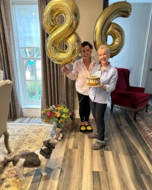 Shirley Ballas Instagram - Wishing my dearest mummy a brilliant Mother’s Day. My queen, my best friend, my everything. ❤️ @audrey.rich1937 not only a great mother in every sense of the word, but an amazing Nanny to @mischiefminky and @markballas .. and now a Great Nanny to our little Banksi. My mum is a woman who gives her all so your day is just that bit better. Dedicated, caring, kind and always looking after me and those around her. I love you to the moon and back mum. You really are one of a kind. Precious are the moments we spend together. I’m very very lucky to have you. See you soon for a visit to the M&S cafe lol @marksandspencerfood. Hugs and lots of love to all the mummy’s out there. Have a beautiful day. Xxxx 

#mothersday #mum #love