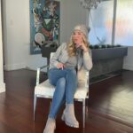 Shirly Brener Instagram - its finally quieting down settling in for the holidays and end of year! i love this time of year not too much stress, cozy at home, time to reflect on all we did the last 12 months and set goals and awesome plans for the coming year 😊☃️❄️🎊👯‍♀️ so happy to have my amazing new boots by @newbellaofficial #newbella 🩶🩶🩶🥾 perf for this time of year or anytime really 🫶 makes me feel cpzu & confident while being super comfortable! use coupon code “01shirly”  for a 18% discount for my followers at https://www.shopnewbella.com/ •shoes @newbellaofficial •jacket @membersonlyusa •jewelry @electricpicks •art @brucerubensteinart 📸 by @milabrenerofficial