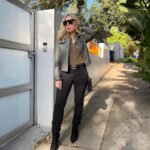 Shirly Brener Instagram - Dec sunshine in cali and im off to biz meetings lets finish this year off on a great note 🌞🍃🍂🕶️💼 very excited to have my amazing new boots by @newbellaofficial #newbella 👢🖤 perf for this time of year or anytime really 🫶 makes me feel cool & confident while being super comfortable! use coupon code "01shirly"  for a 18% discount for my followers at https://www.shopnewbella.com/ •shoes @newbellaofficial •fit @anatomiestyle •glasses @tomford •jewelry @electricpicks