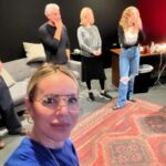 Shirly Brener Instagram - a special day post production with some awesome ppl!! - so exciting to see “Man In The Long Black Coat” @man_inthe_longblackcoat aka “Guns & Moses” come together!! so serendipitous that i actually had this t-shirt for almost 5 years!! pure Kismet😳🥹🇮🇱💙 cant wait for the world to see this important story about a Rabbi fighting antisemitism ( Mark Feauerstein) also starring the iconic Christopher Lloyd, Neil Mcdonough & Dermot Mulrony& to meet Mila’s @milabrenerofficial brave character & Juju’s @jujubrenerofficial sensitive character - his daughters Esty & Dini Zaltzman. Never felt this proud to be Jewish!! and what is special event to have both girls in this movie together!!! thank u amazing producer @leebroda for this genius casting and just for being an awesome rockstar luv u 🌟❤️ coming 2024!! 🎬🎬 •Bring Them Home Now necklace @ujafedny •jewelry @l_o_jewelry
