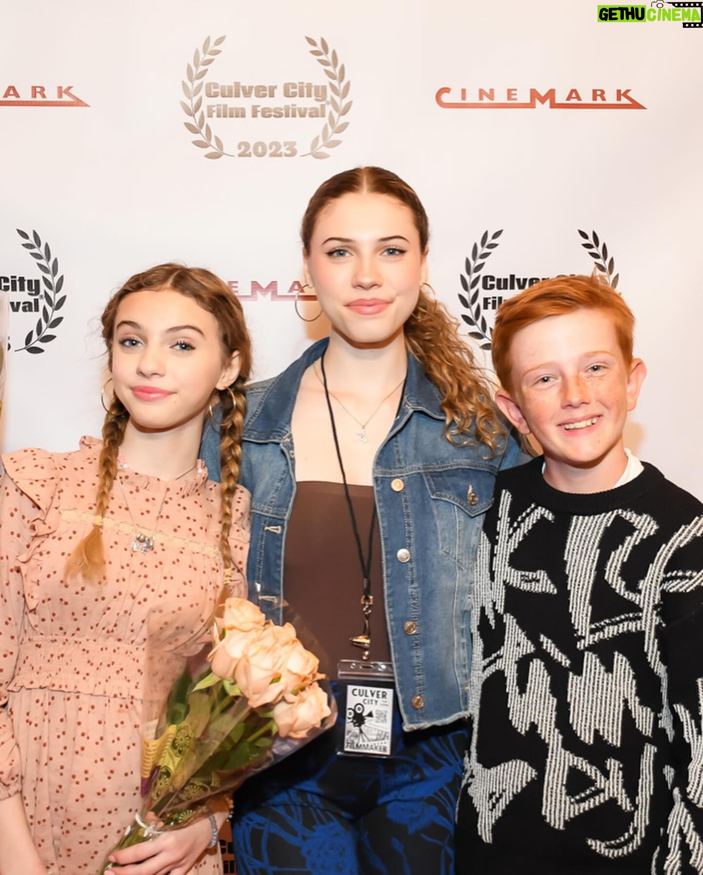 Shirly Brener Instagram - AMAZING NIGHT!!! grateful to have our film “Not My Circus” @notmycircusfilm directed, written & produced by @milabrenerofficial Premiere at its 5th Film Fest!! the Culver City Film Festival !! @culvercityff we are very proud to spread this special story with themes of anti bullying, dealing with the loss and the magical power of friendship! so pertinent in today’s world 🙏🏼❤️🥰 🎬 it was an honor and pleasure to screen it on the big screen again and share with even more audiences 📽️🎞️🍿 thank you CCFF for selecting our film and everyone who attended and made the night a huge success!! so proud of the entire cast and crew✨✨💫💫