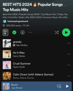Shirly Brener Instagram - OMG were kinda freaking out rn 5 days post release ⚡️𝑩𝒖𝒛𝒛𝒊𝒏 ⚡️ is buzzin ✨💫 Harry Styles, Taylor Swift, Selena Gomez & Juju Brener!!! really?!! mind blown 🤯 on a best / popular hits of 2024 spotify playlist ⭐️🟢 •produced & composed by @ericzayne •lyricists @jujubrenerofficial @milabrenerofficial @ericzayne •song consultant @guyblessed •mix & master @rom_z_productions •distribution @purposedrivenrecords •exec producers @davidvered16 @shirlybrener •social & digital @yoavdavis #davismedia •sponsored by @ymijeans