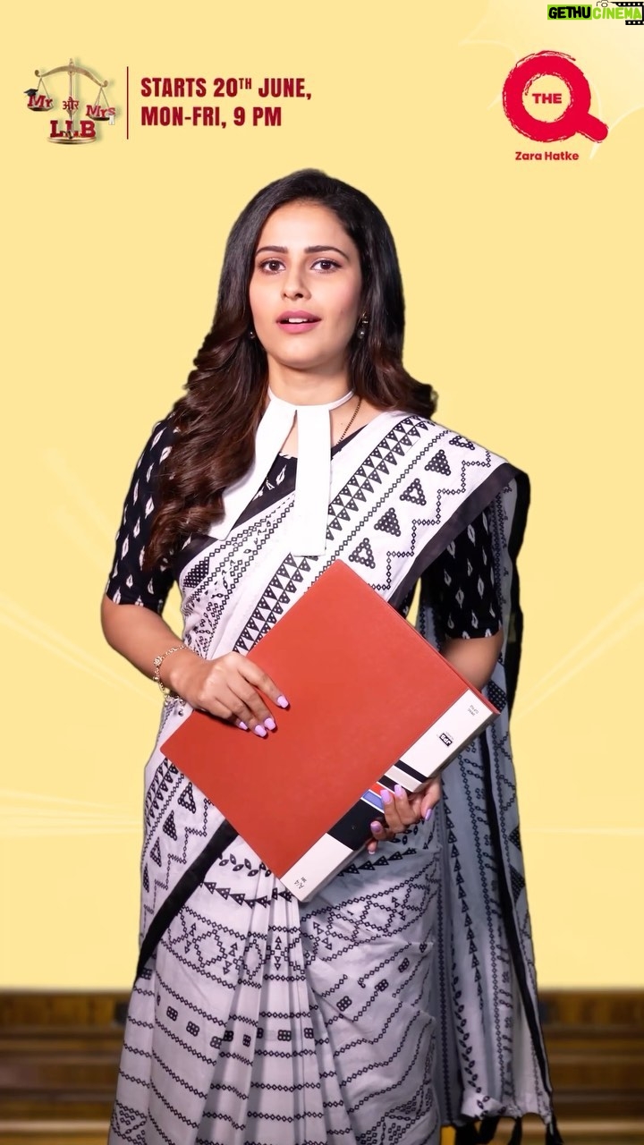 Shivani Tomar Instagram - Mazedaar cases ke sang unlimited entertainment ka pitaara lekar, aa rahi hain Advocate Payal Agrawal π Aap bhi ho jaaiye tayyar inse milne ke liye! Created By: @two_nice_men @chhabra_harjeet_ @nisheeth_neelkanth Dekhiye #MrAurMrsLLB, 20th June se, Mon-Fri, Raat 9 baje, sirf #TheQ, India ke ubharte Hindi Tv channel, DD Free Dish Channel No. 34 par. @shivanitomar9 #NewShow #PayalAgrawal #TheQTv #ComingSoon #StayTuned #ZaraHatkeShows #ZaraHatkeEntertainment #Fun #Comedy