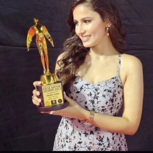 Shivani Tomar Instagram - Words can't describe how thankful I am ... #proudmoment 🏆 #alwaysthankful🙏 @film.affair.awards